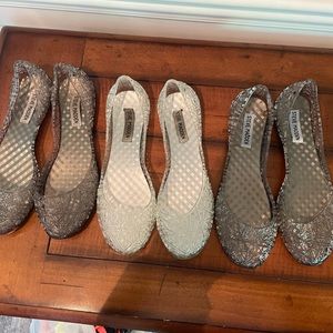 Steve Madden Slip ons, 3 pairs